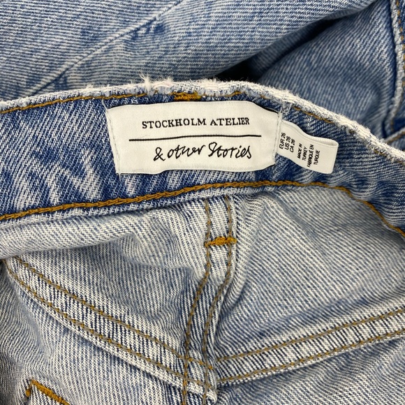 Stockholm Atelier Pintuck High Waisted Mom Jeans - Picture 8 of 14